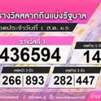 เช็คลอตเตอรี่1สิงหาคม2565